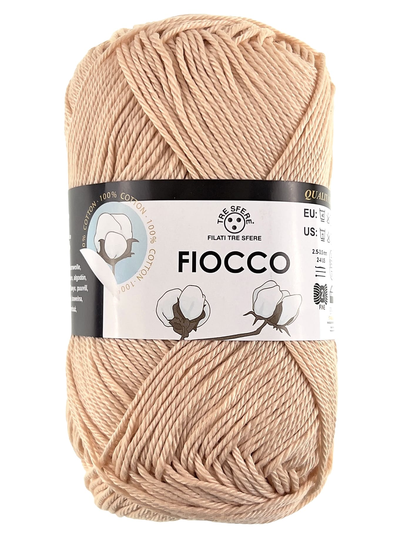 Fiocco Baumwollgarn Hellbeige 7300_0783